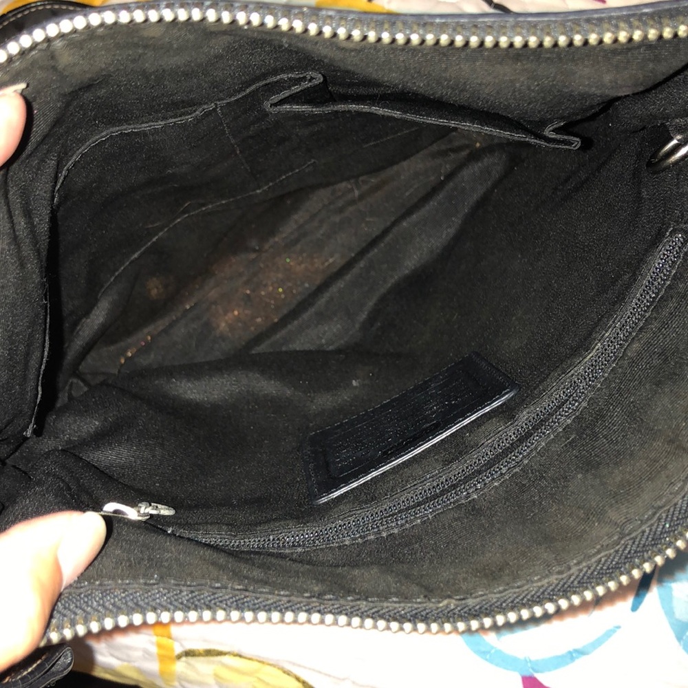 Dark grey and black Coach logo purse - Picture 2 of 2